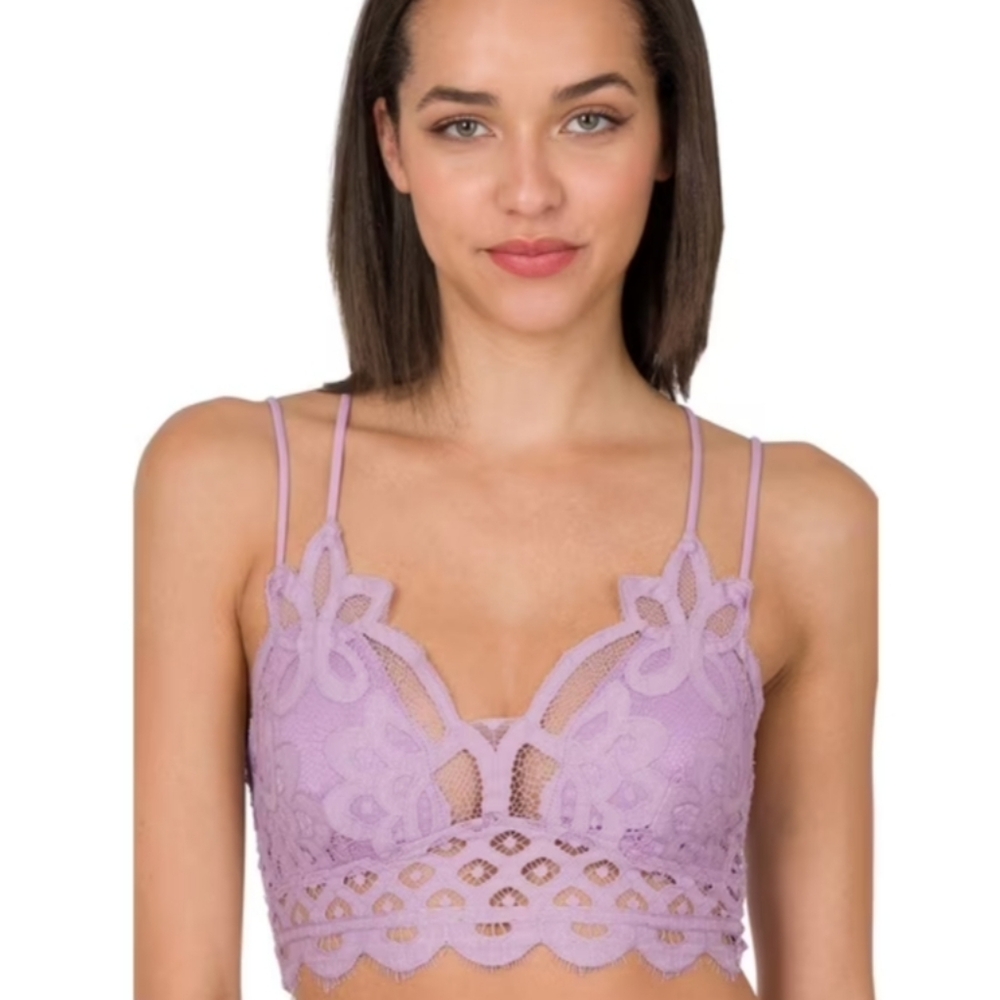 Lavender Lace Bralette NWOT